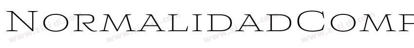 NormalidadCompact Li字体转换